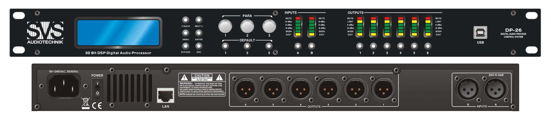 SVS Audiotechnik DP-26 Цифровой процессор: 2 входа 6 выходов в Ялуторовске
