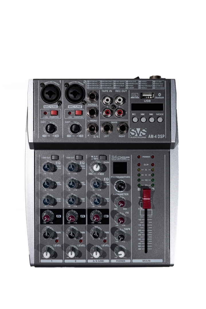SVS Audiotechnik mixers AM-4 DSP Аналоговый микшерный пульт, 4-канала в Ялуторовске