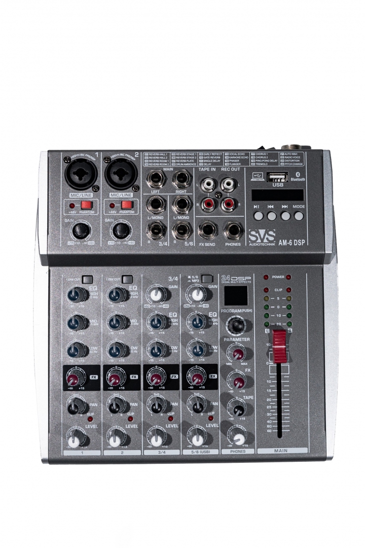 SVS Audiotechnik mixers AM-6 DSP Микшерный пульт аналоговый, 6-канальный SVS Audiotechnik mixers в Ялуторовске