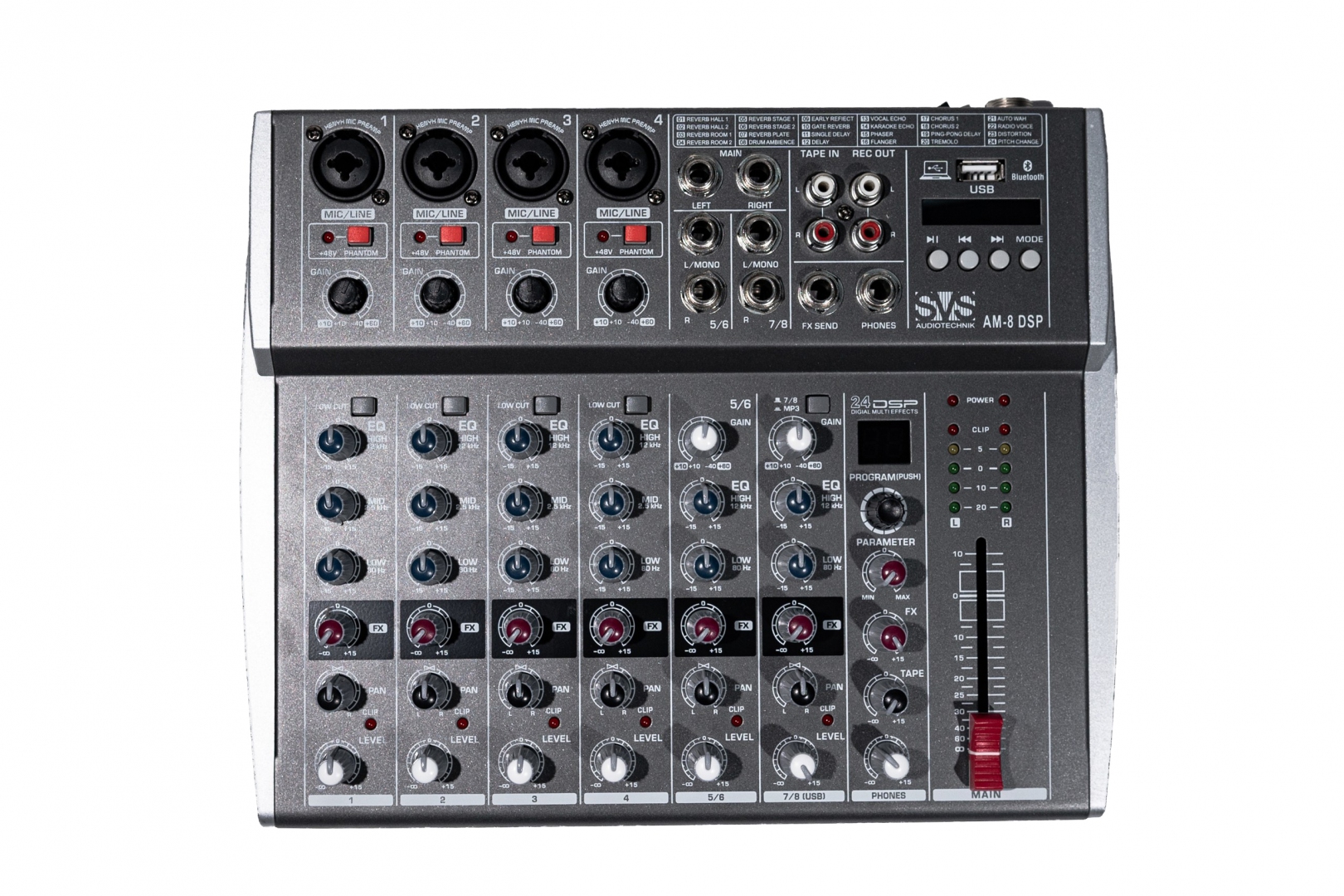 SVS Audiotechnik mixers AM-8 DSP Микшерный пульт аналоговый, 8-канальный в Ялуторовске